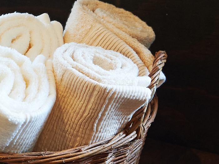 【 オフホワイト ＆ キナリ 】 オーガニック パイル フェイスタオル 2枚 セット OG-15 タオル スーピマコットン スーピマ オーガニックコットン 綿 高級 ギフト お祝い